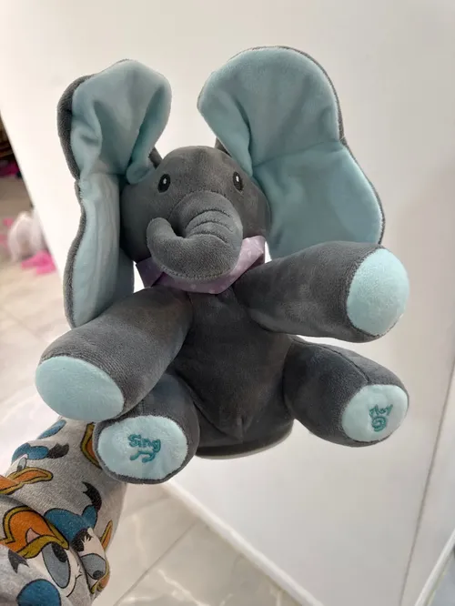 Interactive Singing Elephant Plush Toy with Moving Ears photo review