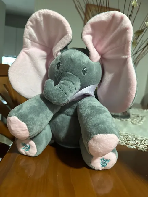 Interactive Singing Elephant Plush Toy with Moving Ears photo review