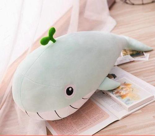 Jumbo Plush Whale Soft Stuffed Plush Pillow Toy