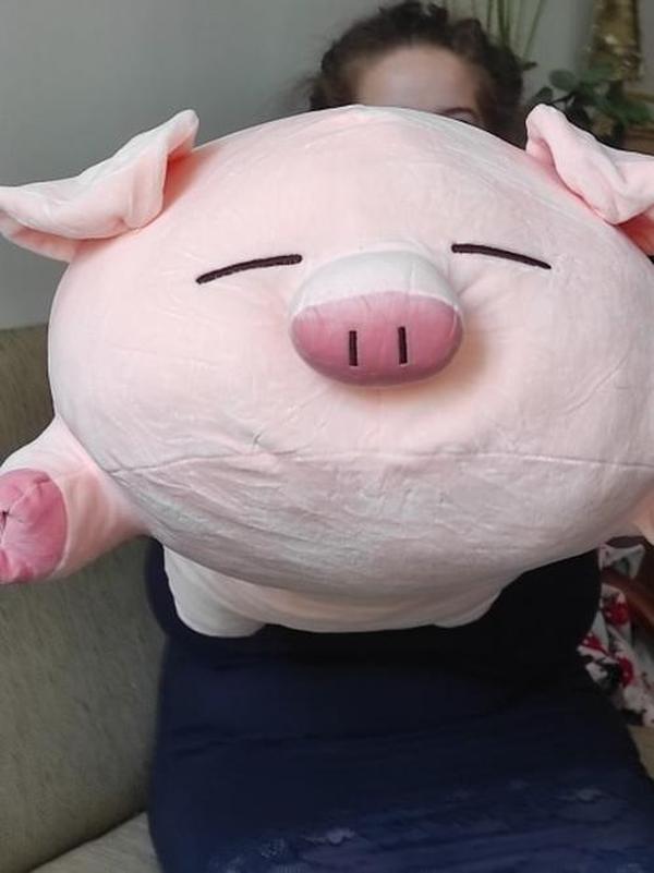 Kawaii Piggy Plush, Fashion Plump Pig Doll Plush Toy photo review