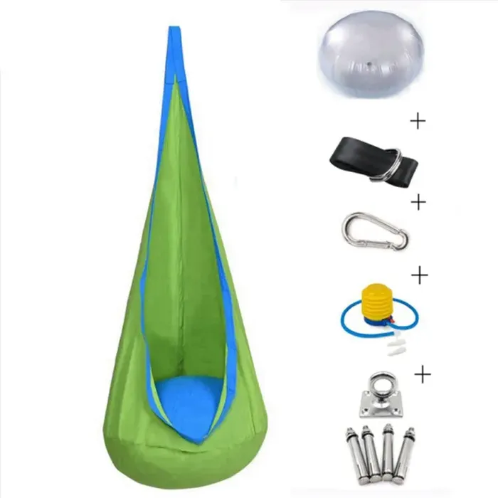 Kids Hanging Pod Swing Chair for Indoor &amp; Outdoor Use