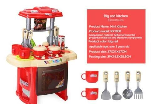 Kids Kitchen Set for Girls - Large Simulation Model Educational Toys