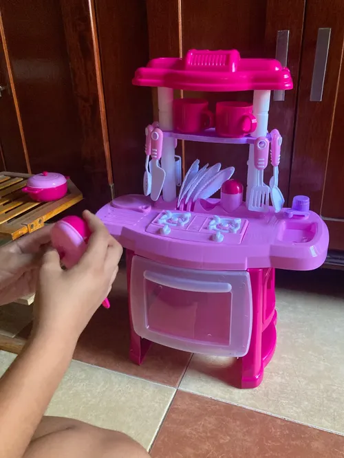 Kids Kitchen Set for Girls - Large Simulation Model Educational Toys photo review
