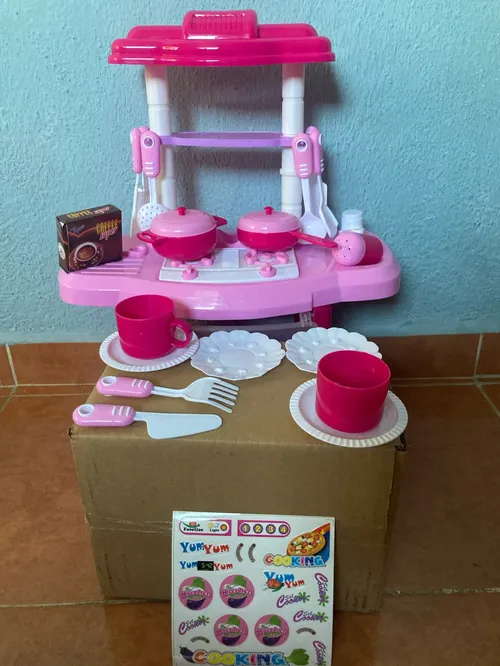 Kids Kitchen Set for Girls - Large Simulation Model Educational Toys photo review