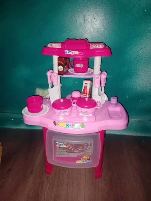 Kids Kitchen Set for Girls - Large Simulation Model Educational Toys photo review