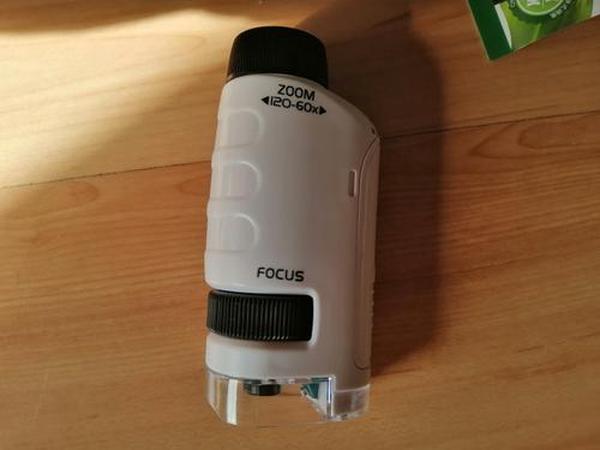 Kid'S Portable Pocket Microscope, Children's Toy Portable Mini Microscope photo review