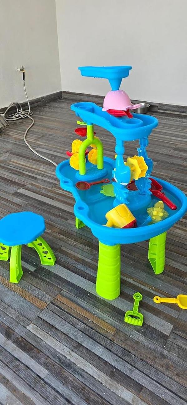 Kids Sand Water Table For Toddlers, 3-Tier Sand And Water Play Table Toys photo review