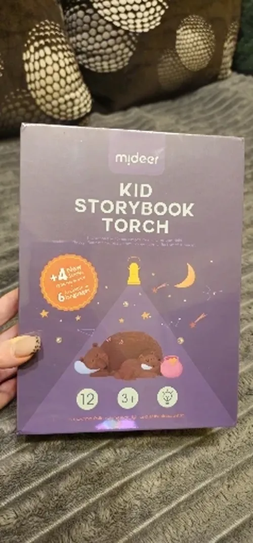 Kids Story Projection Torch with Night Light and Zoom Lens photo review
