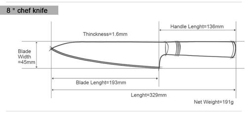 Kitchen Knife Set, Meat Slicing Knife, Suitable For Your Kitchen