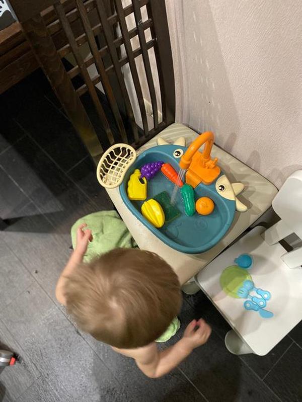 Kitchen Simulation Sink, Children's Educational Toy photo review