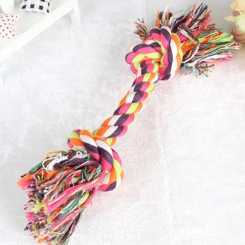 Large Dog Molar Bite-Resistant Cotton Rope Knot Chew Toy for Teeth Cleaning