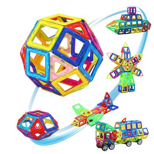 Large Magnetic Building Blocks Set - DIY Toys for Kids