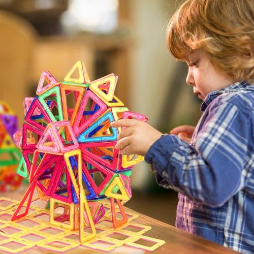 Large Magnetic Building Blocks Set - DIY Toys for Kids