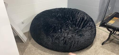 Big Huge Giant Bean Bag Chair, Comfy Fluffy Giant Round Bean Bag Lazy Sofa Cove, Lazy Sofa Bean Bag Chair Foam Furniture Bean Bag photo review