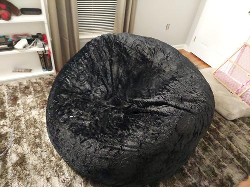 Big Huge Giant Bean Bag Chair, Comfy Fluffy Giant Round Bean Bag Lazy Sofa Cove, Lazy Sofa Bean Bag Chair Foam Furniture Bean Bag photo review