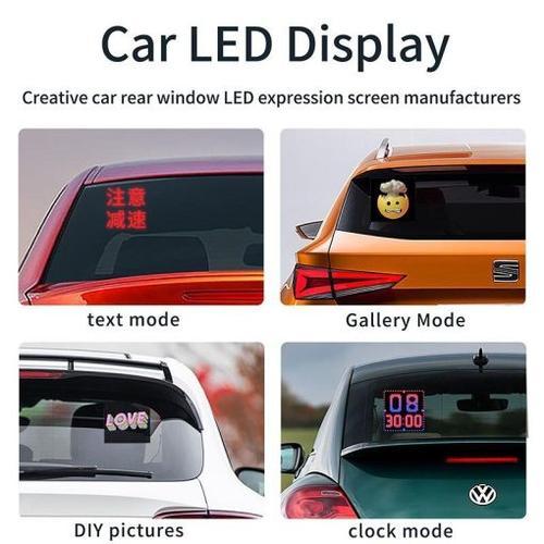 Led Display Car App Control Advertising Screen