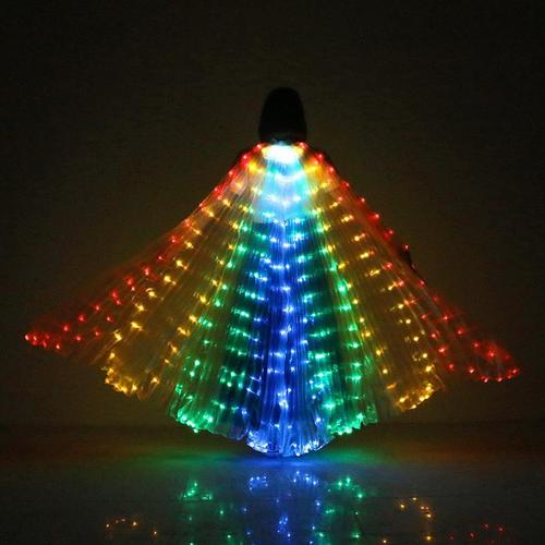 Light Up Colorful LED Butterfly Isis Wings for Dance Performance