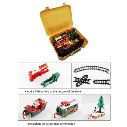 Lights And Sounds Christmas Train Railway Set