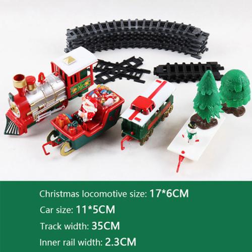 Lights And Sounds Christmas Train Railway Set