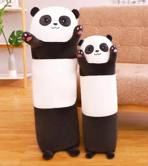 Long Panda Bear Soft Stuffed Plush Body Pillow Toy