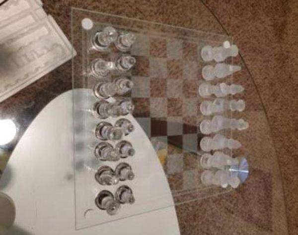 Luxury Glass Chess Board photo review