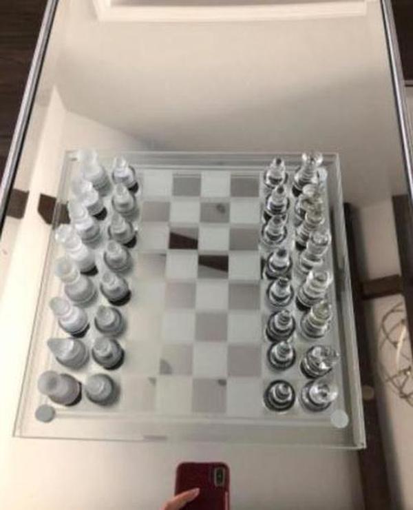 Luxury Glass Chess Board photo review