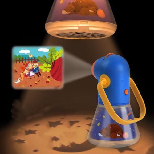 Kids Story Projection Torch with Night Light and Zoom Lens