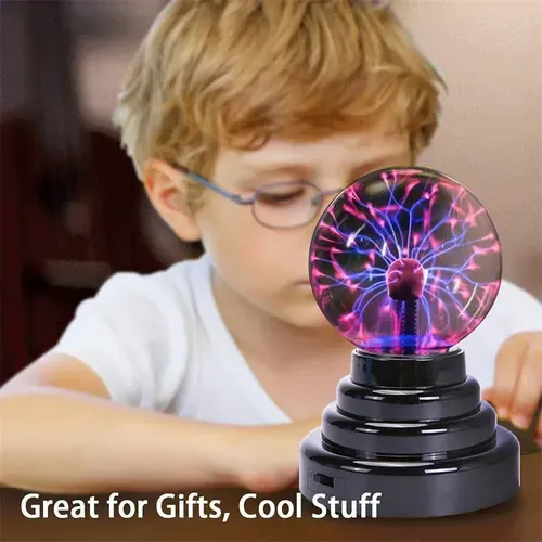 Magic Plasma Ball Lamp - Multi-Size Night Light for Kids, Christmas, Home Decor