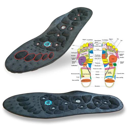 Magnetic Massage Gel Insoles for Weight Loss, Arch Support and Foot Care