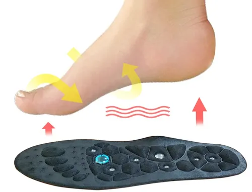 Magnetic Massage Gel Insoles for Weight Loss, Arch Support and Foot Care