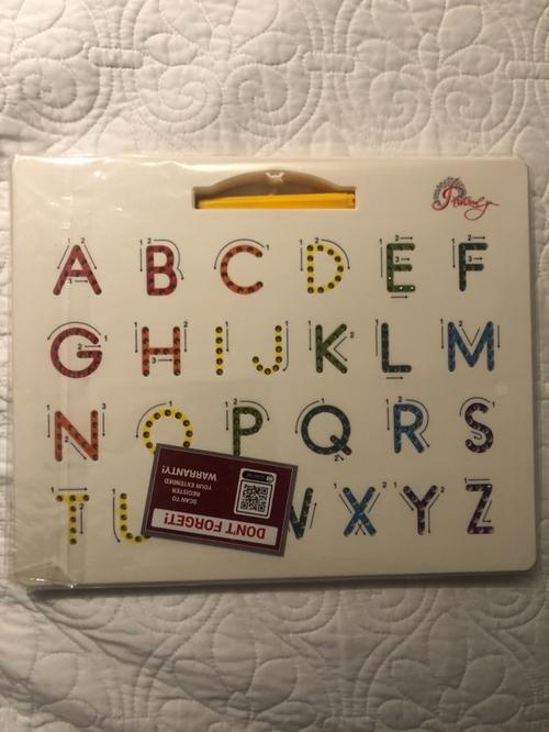 Magnetic Preschool Alphabet Board Letter Abc Board & Numbers Learning photo review