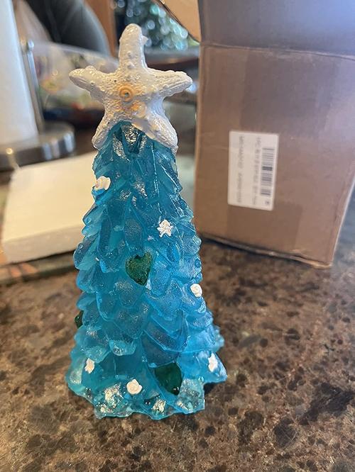 Marine Glass Christmas Tree, Creative Unique Christmas Decoration photo review