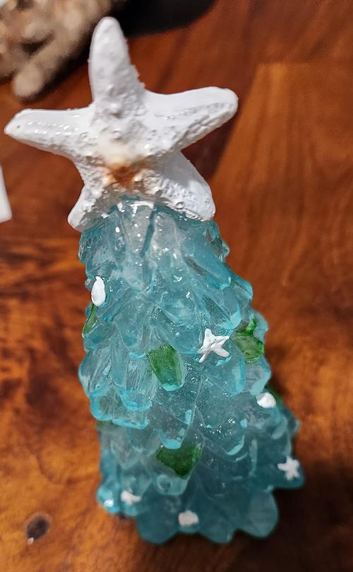 Marine Glass Christmas Tree, Creative Unique Christmas Decoration photo review