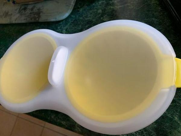 Microwave Egg Poacher Food Grade Cookware Double Cup Egg Boiler photo review