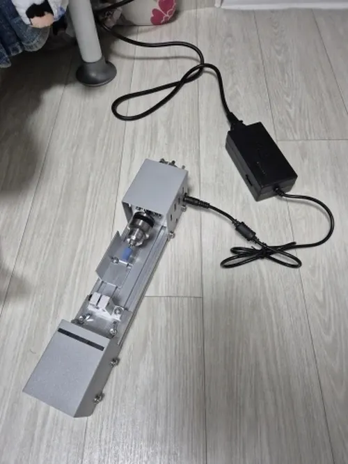 Mini Lathe for Wood and Metal with Polishing and Cutting Capabilities(100W, 2000-8000RPM) photo review