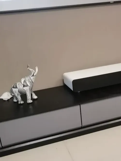 Modern Elephant Resin Ornaments - Decorative Sculptures for Living Room photo review