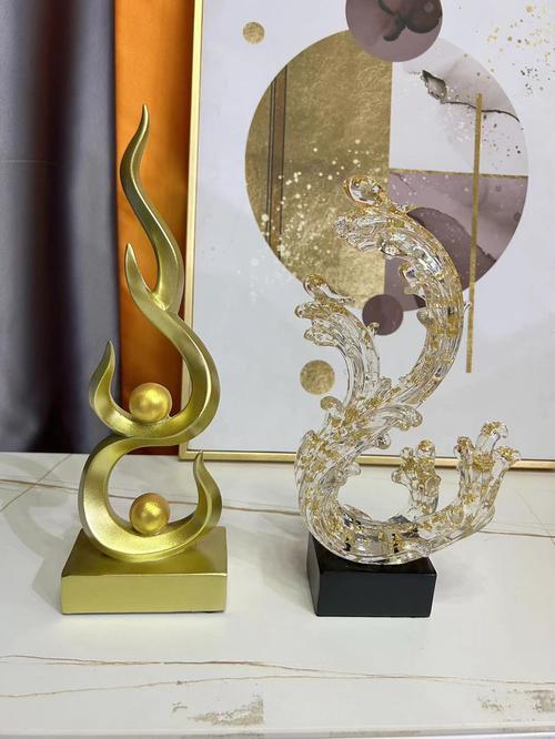 Modern Resin Abstract Sculptures for Home Decoration photo review