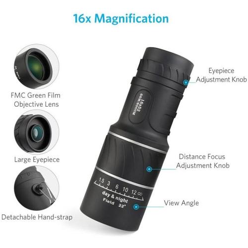 Monocular Dual Focus Optics Zoom Telescope