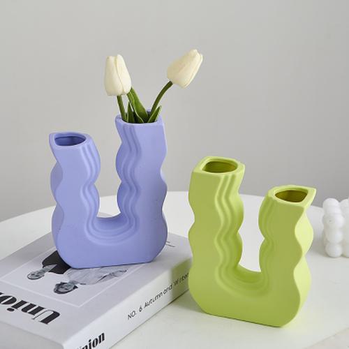 Morandi-inspired Ceramic Vases for Living Room Decor