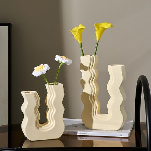 Morandi-inspired Ceramic Vases for Living Room Decor