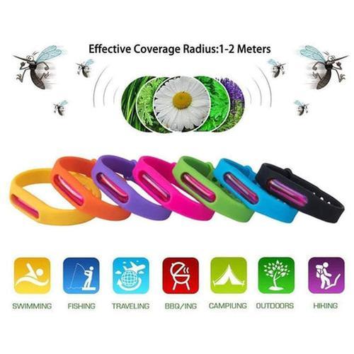 Mosquito Repellent Bracelet - Human Anti-Flea, Tick &amp; Mosquito Bracelet