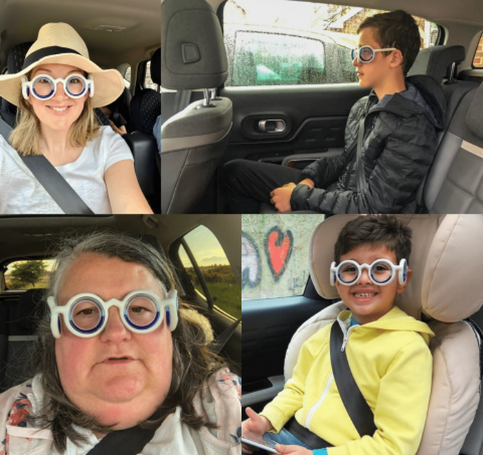 Anti-Nausea Motion Sickness Glasses