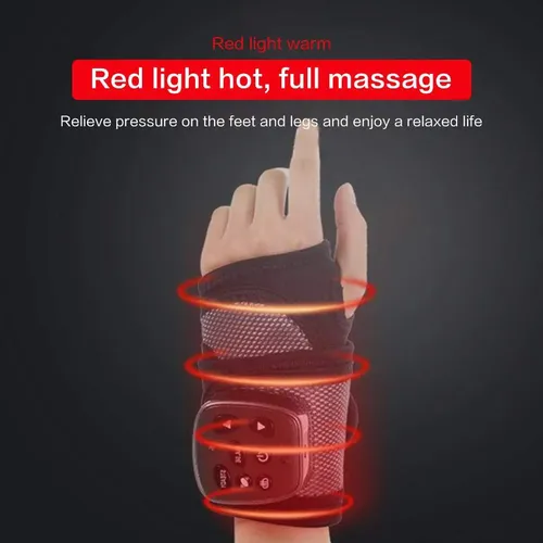 Multi-Function Wrist Massager with Vibration, Air Pressure, and Kneading