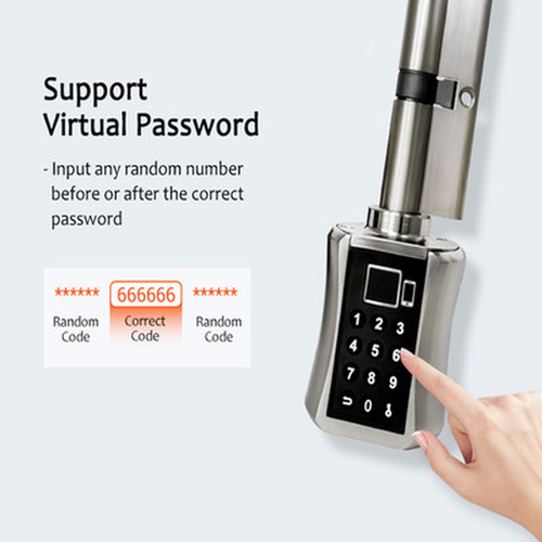 Multi-Functional Biometric Cylinder Smart Door Lock