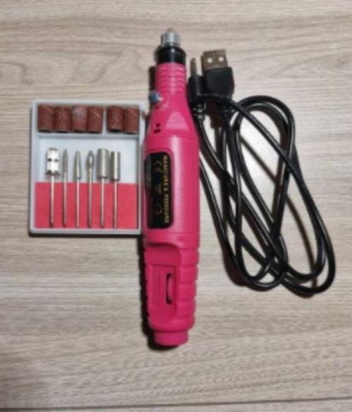 Multifunctional Electric Nail Drill Machine with 6 Bits for Acrylic Nail Art photo review