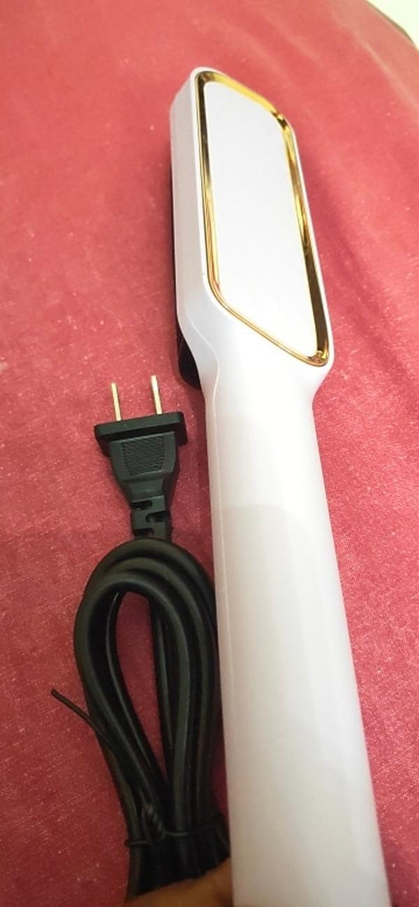 Multifunctional Hair Straightener Brush with LCD Display photo review