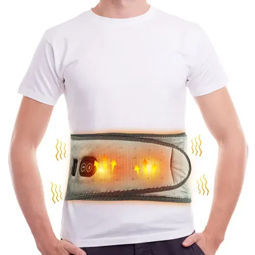 Multifunctional Heating and Vibration Waist Belt for Back Pain Relief and Muscle Relaxation