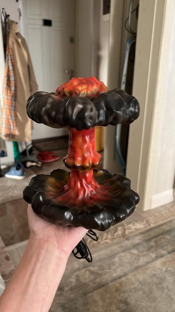 Mushroom Cloud Lamp: Unique Lighting for Your Home photo review