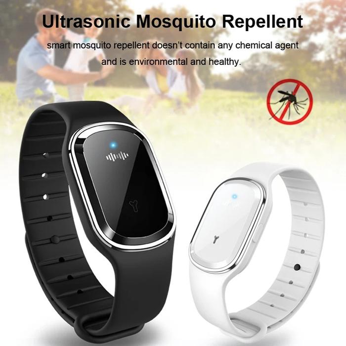 Natural Repellent - Ultrasonic Anti-Mosquito Wrist Band (W/ 3-Block Modes)