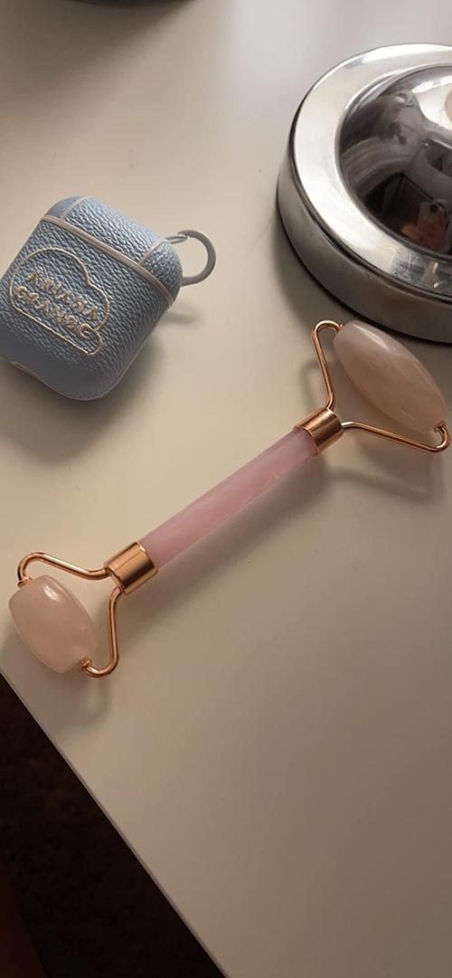 Natural Stone Jade  Scraper Rose Quartz Facial Tools Neck Massager photo review